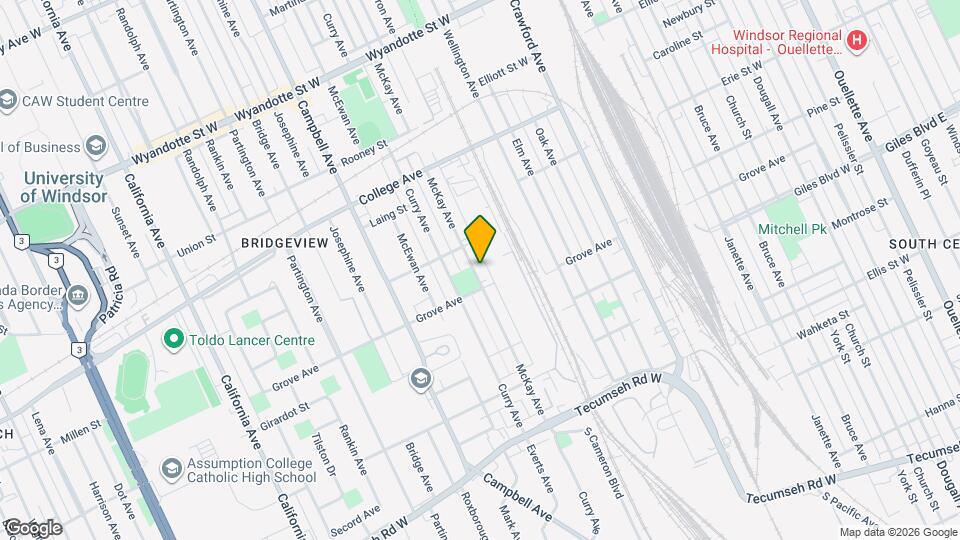 1060 McKay Ave Map and Location Details