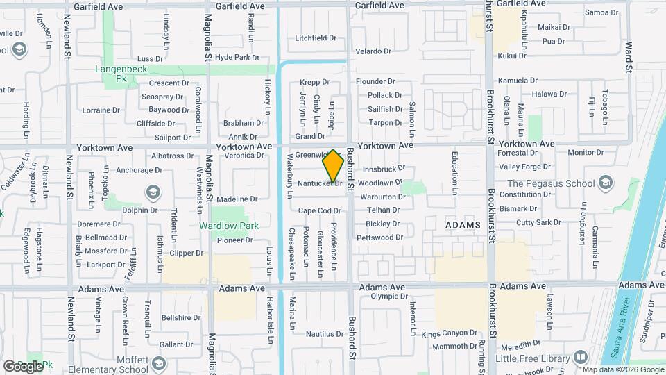 9422 Nantucket Dr Map and Location Details