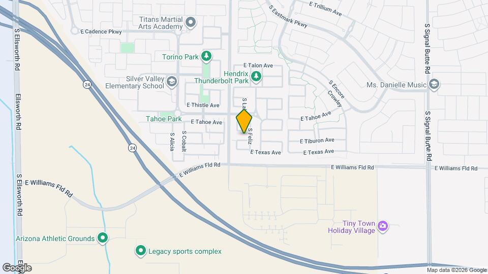 10040 E Tiburon Ave Mapa y Detalles de la Ubicación