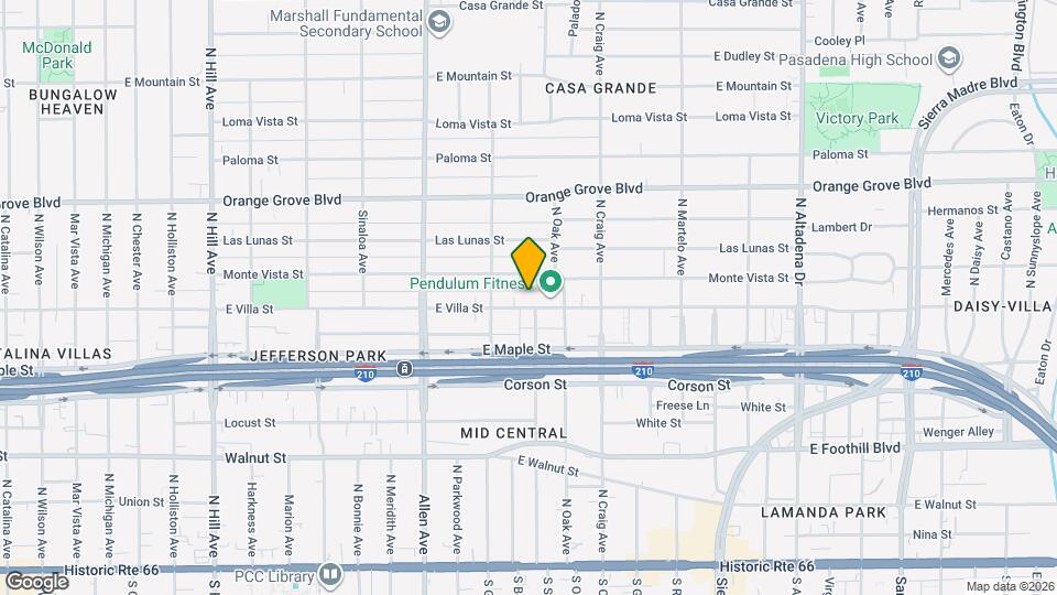 2007 E Villa St Mapa y Detalles de la Ubicación