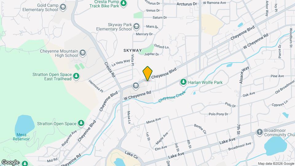 1105 Cheyenne Blvd Mapa y Detalles de la Ubicación