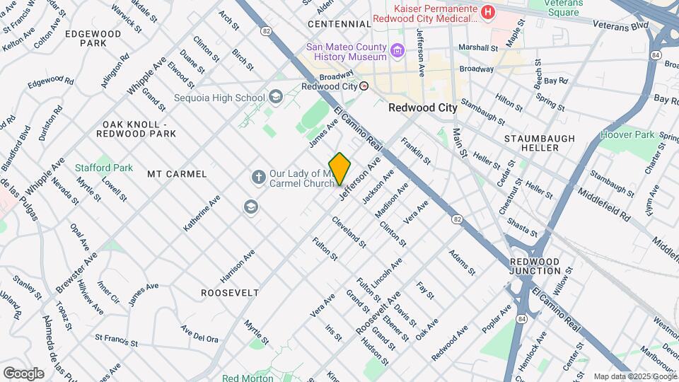 1410 Jefferson Ave Mapa y Detalles de la Ubicación