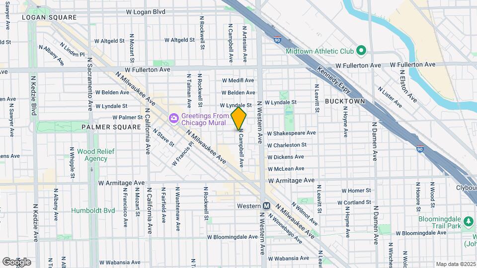2120 N Campbell Ave Map and Location Details
