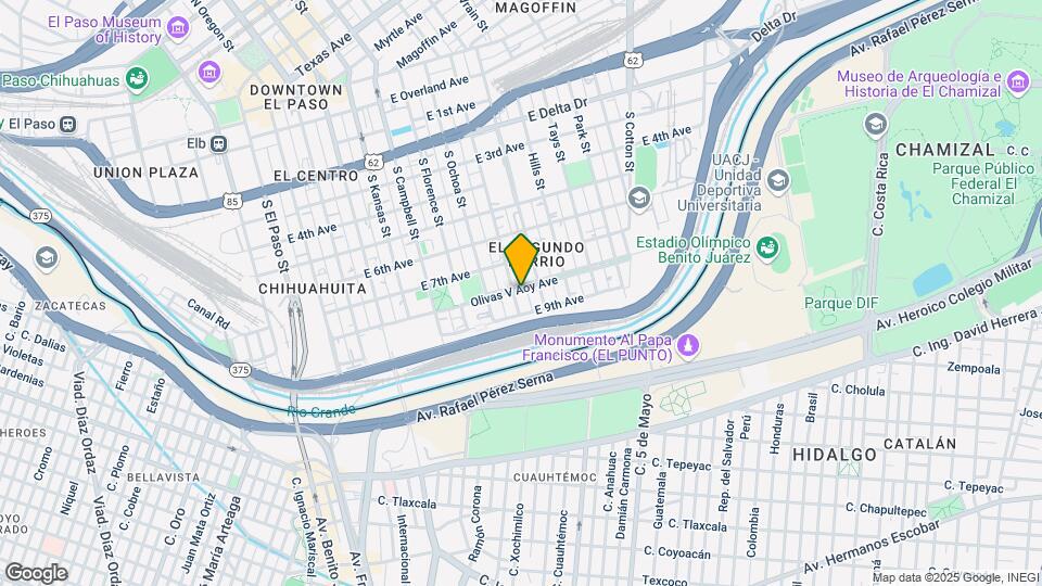 1000 S Virginia St Map and Location Details