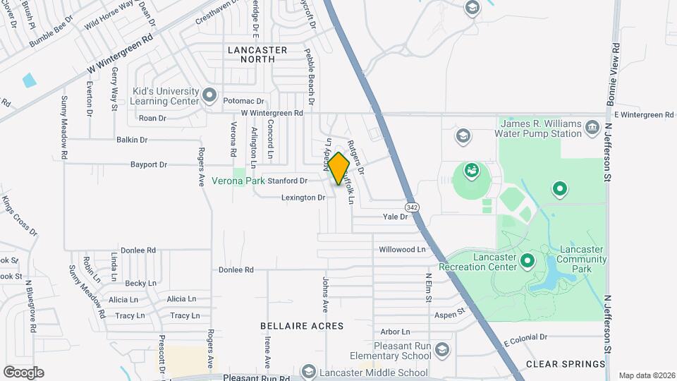 2410 Arcady Ln Map and Location Details