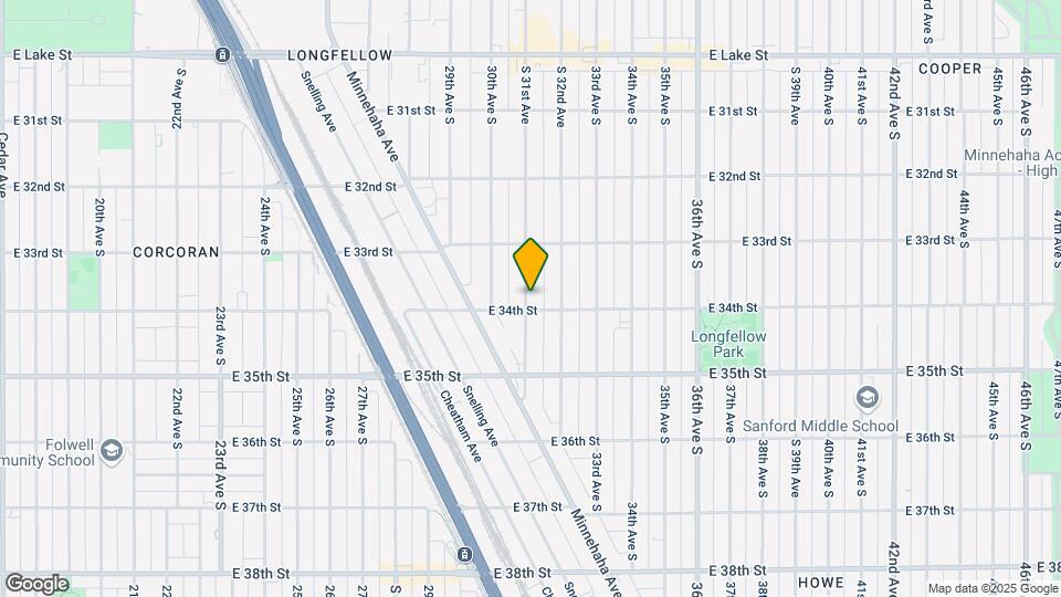 3347 S 31st Ave Map and Location Details