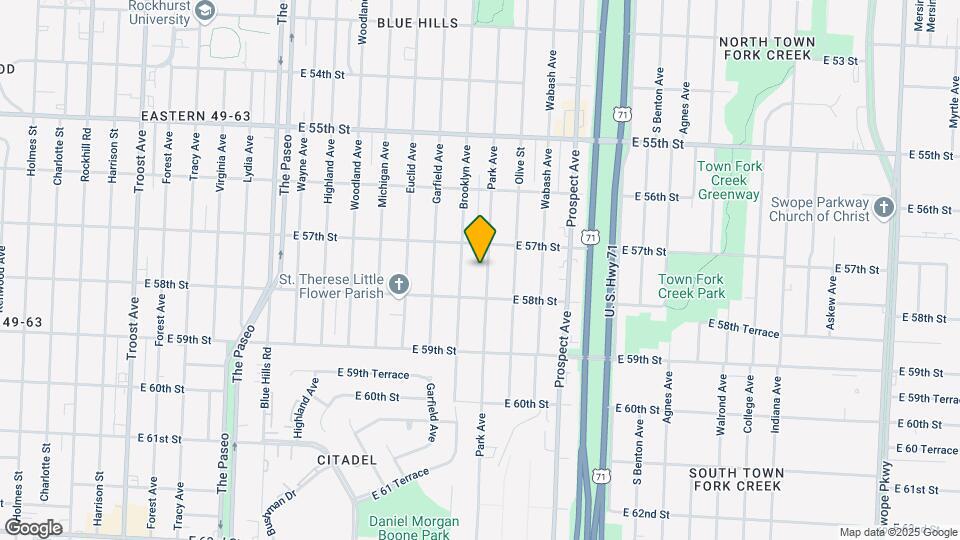 5716 Park Ave Map and Location Details