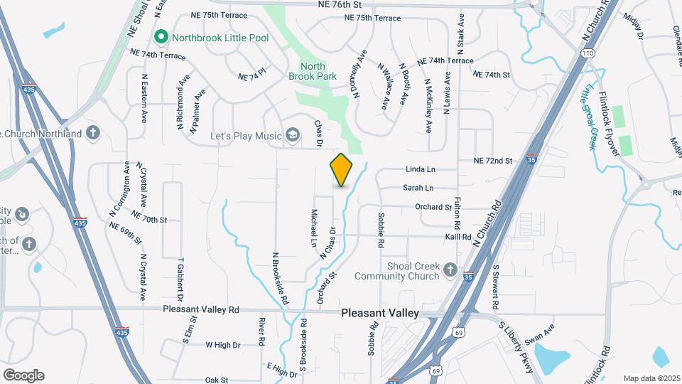 7101 N Chas Dr-Unit -D Map and Location Details