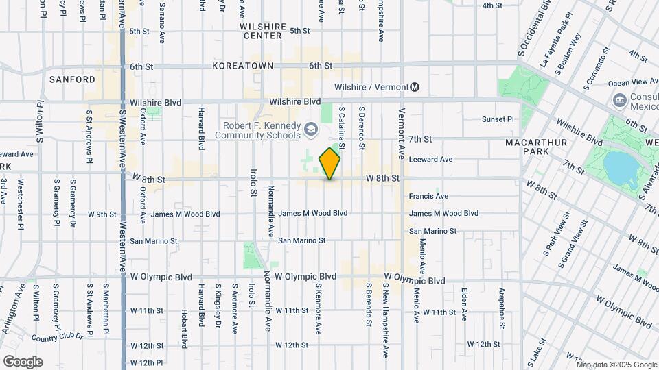 806 S Kenmore Ave Map and Location Details