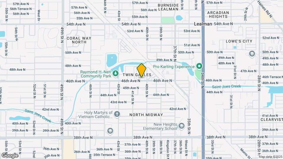 4025 46th Ave N Mapa y Detalles de la Ubicación