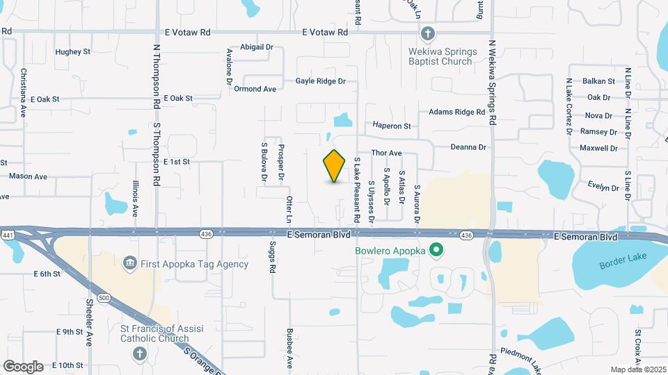 1722 Wekiva Crossing Blvd Map and Location Details