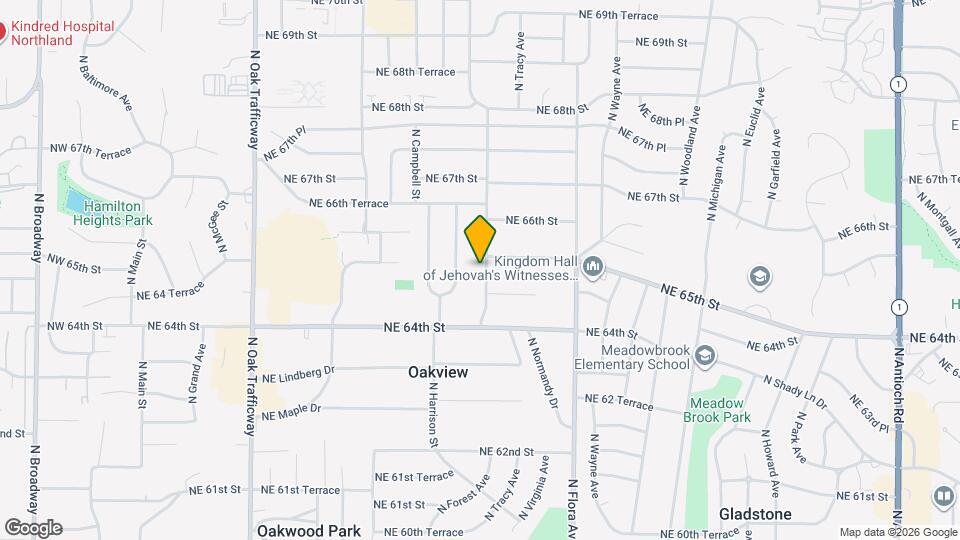 6412 N Forest Ave Map and Location Details