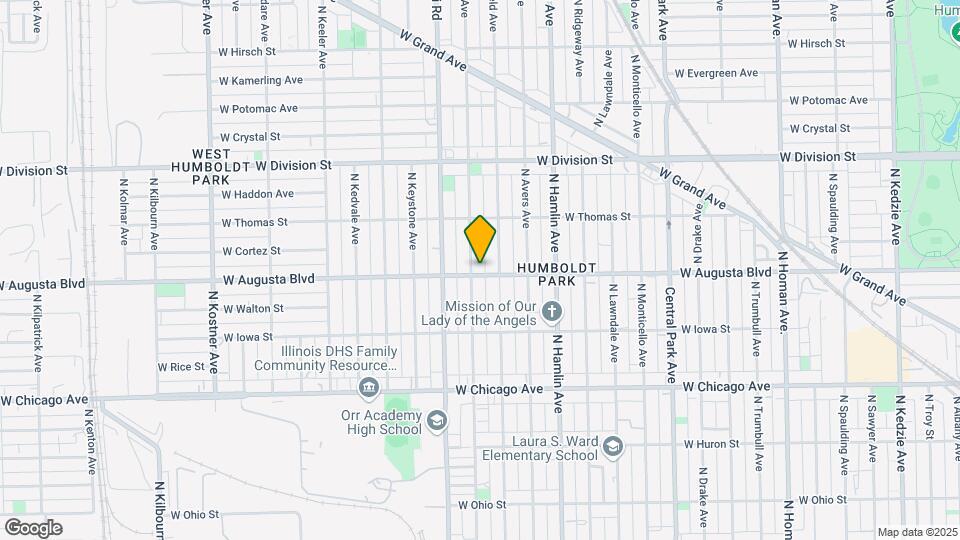 3916 W Augusta Blvd Mapa y Detalles de la Ubicación