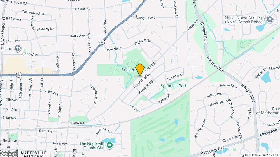 1143 Greensfield Dr Map and Location Details