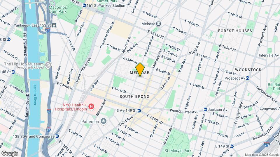 366 E 154th St Map and Location Details