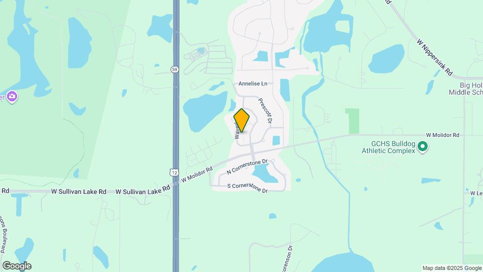 1247 Waverly Dr Mapa y Detalles de la Ubicación