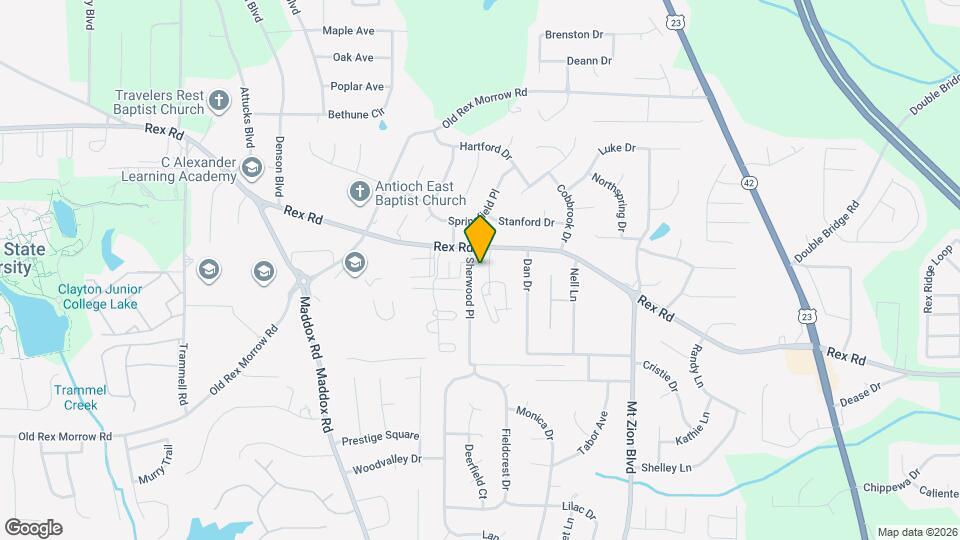 5870 Sherwood Pl Map and Location Details