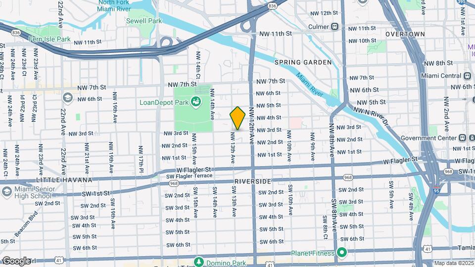 1258 NW 3rd St Map and Location Details