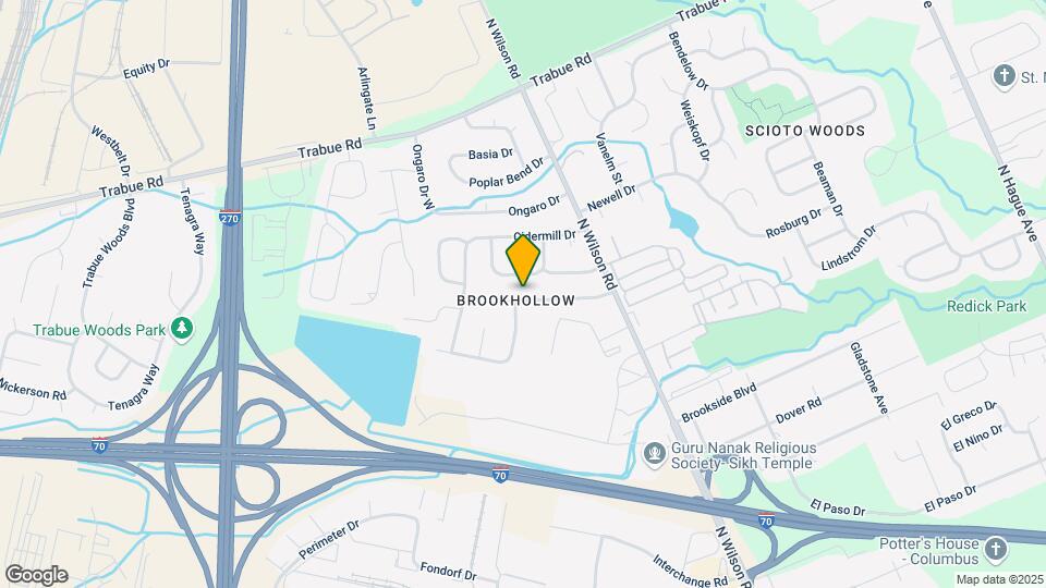 3886 Farm Brook Ln Map and Location Details