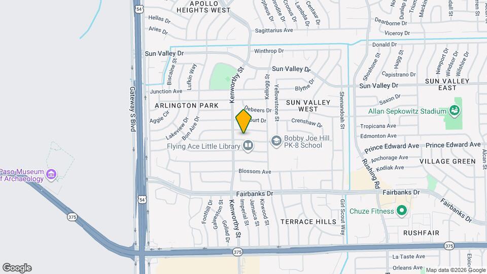 4749 Tropicana Ave Map and Location Details