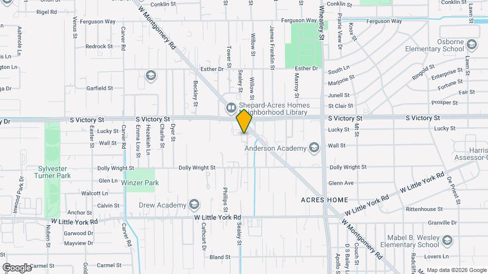 7517 Sandle St Map and Location Details