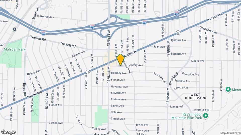 11415 Fidelity Ave Map and Location Details