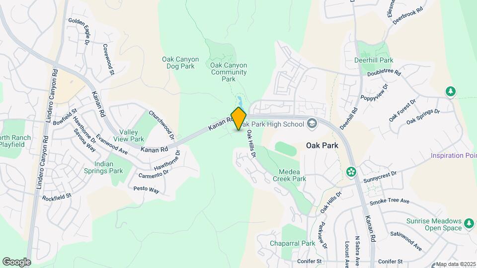 5580 Spanish Oak Ln Map and Location Details