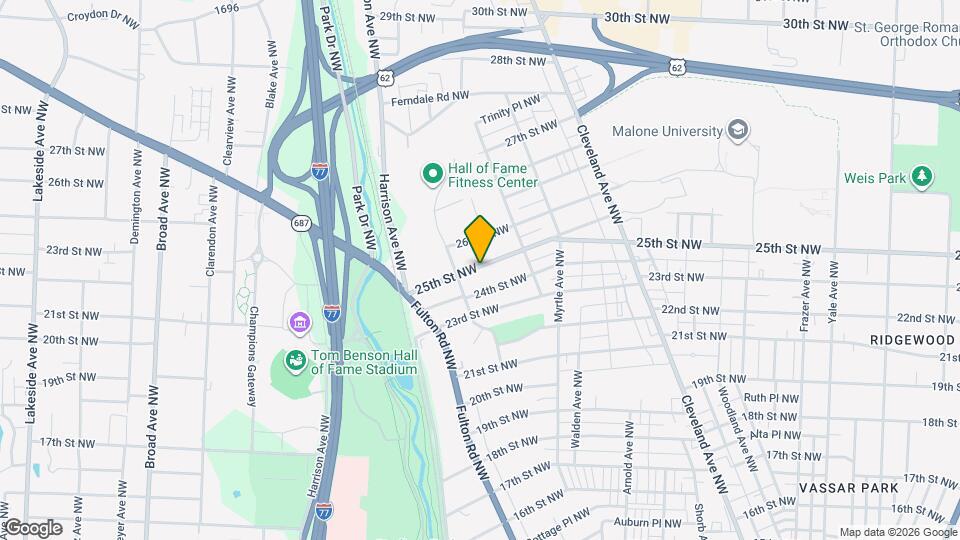 1564 25th St NW Map and Location Details