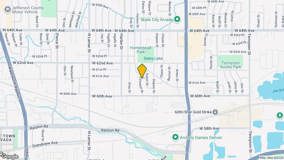 6100 Fenton St Mapa y Detalles de la Ubicación