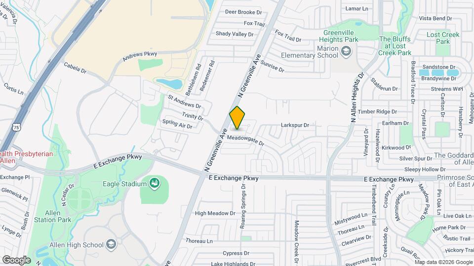 703 Meadowgate Dr Map and Location Details