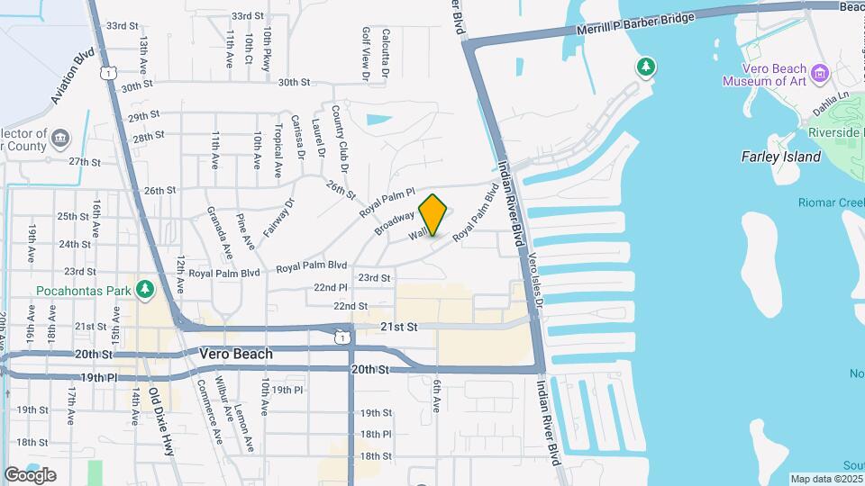 600 Royal Palm Pl, Unit 5A Map and Location Details