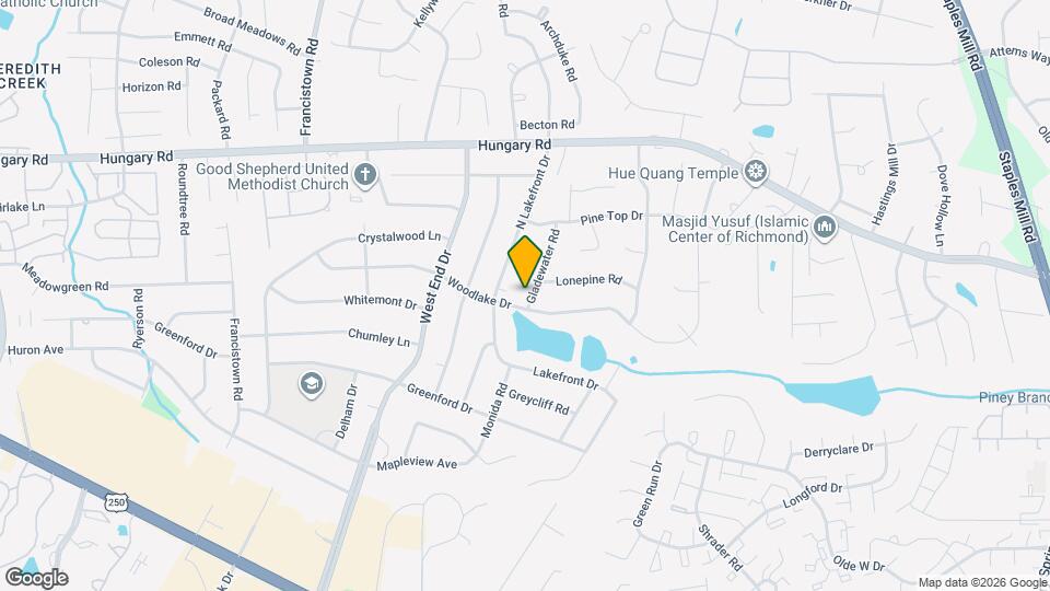 4202 Gladewater Rd Map and Location Details