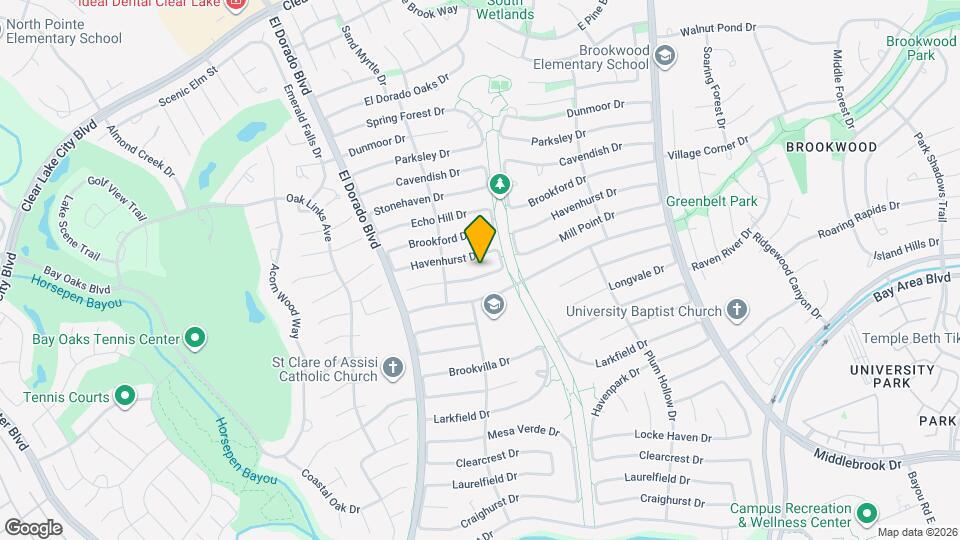 16007 Mill Point Dr Map and Location Details