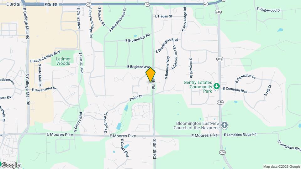 929 S Fenbrook Ct Map and Location Details