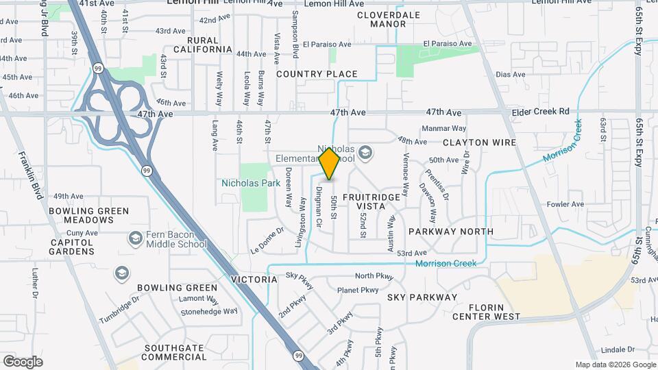 6626 50th St Map and Location Details