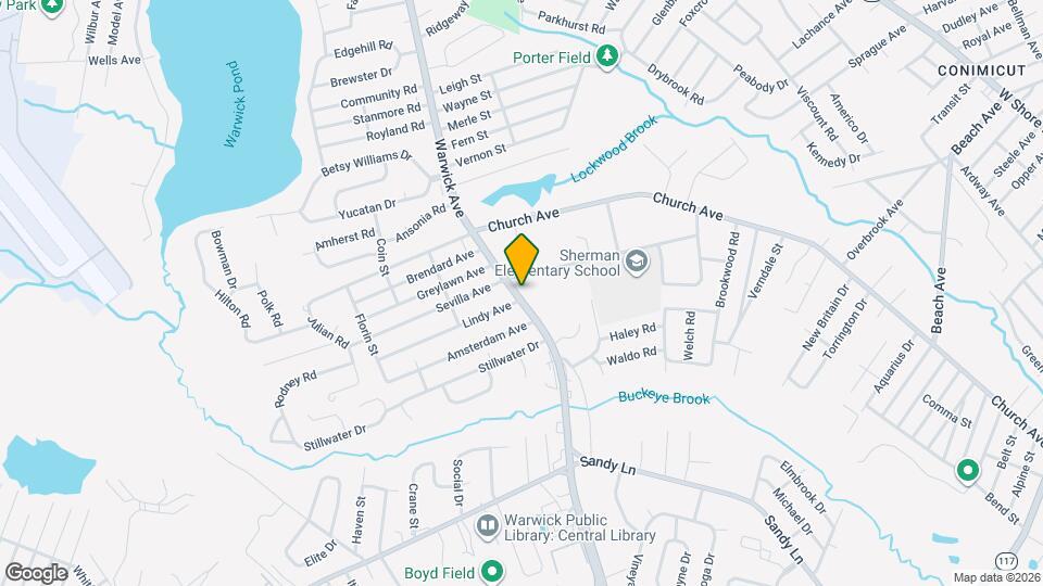 2194 Warwick Ave, Unit 3L Map and Location Details