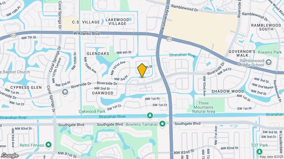 9775 Riverside Dr Map and Location Details