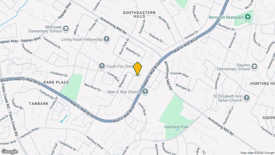 1430 Vintage Cir Map and Location Details