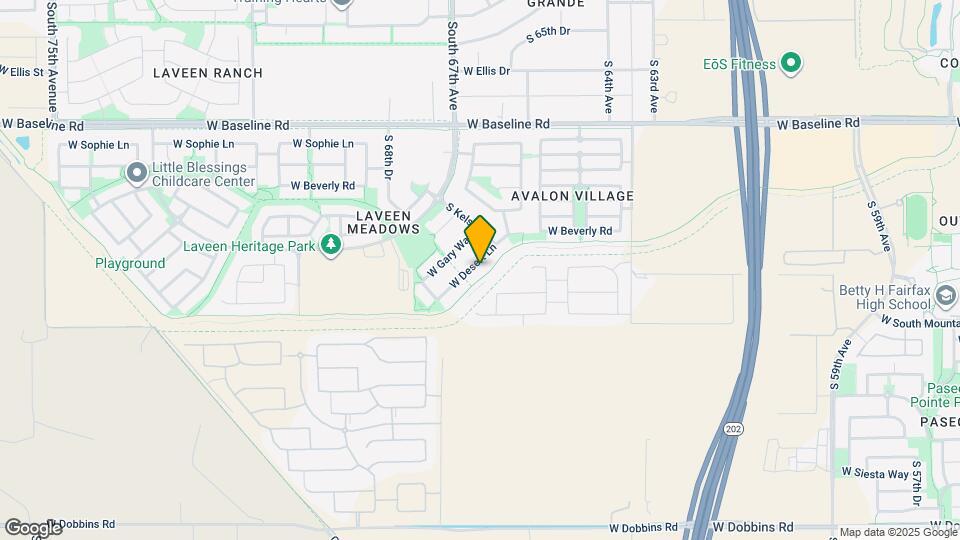 6731 W Desert Ln Map and Location Details
