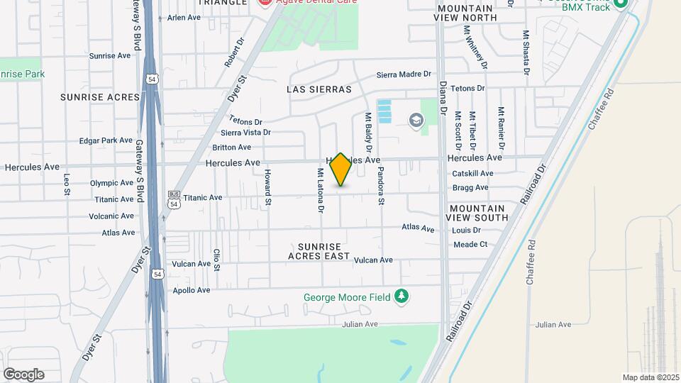 4817-4825 Titanic Ave Map and Location Details