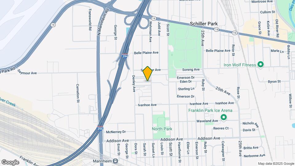 10105 Hartford Ct Map and Location Details