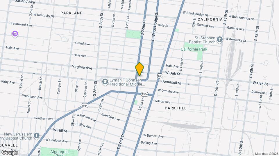 2123 Dumesnil St Map and Location Details