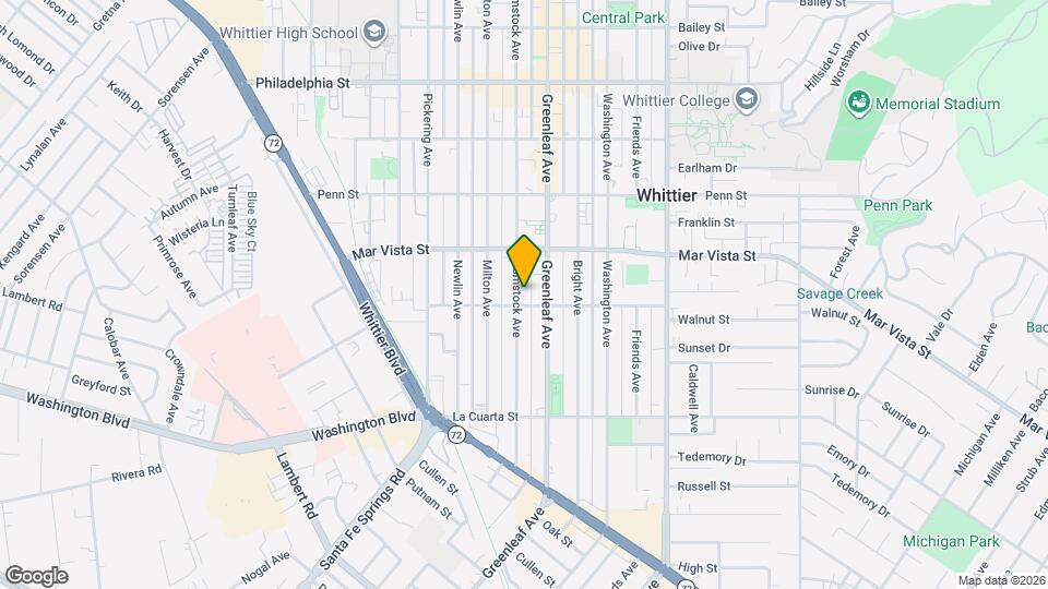 7648 Comstock Ave, Unit D Map and Location Details
