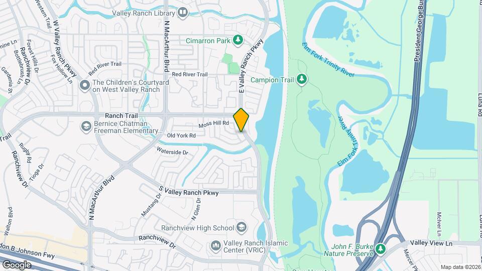 8704 Moss Hill Rd Map and Location Details