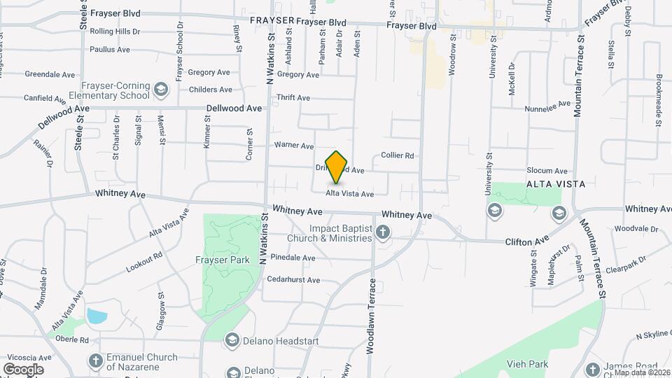 1926 Alta Vista Ave Map and Location Details