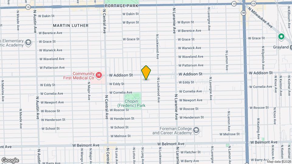 5344 W Eddy St, Unit G Map and Location Details