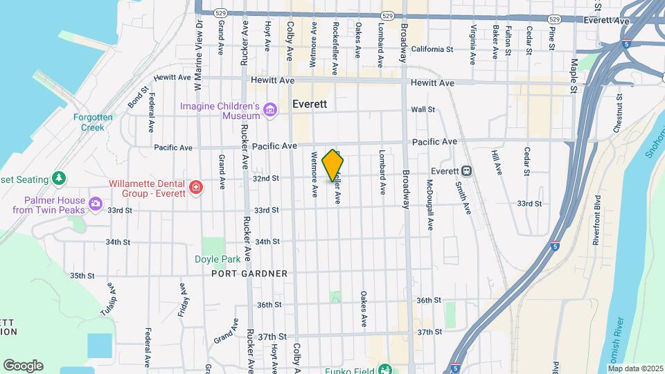 3214 Rockefeller Ave Map and Location Details