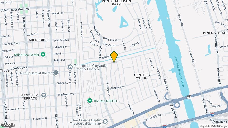 4416 Dreux Ave Mapa y Detalles de la Ubicación