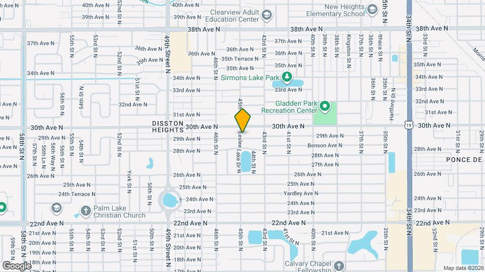 2901 Leslee Lake Dr N Map and Location Details