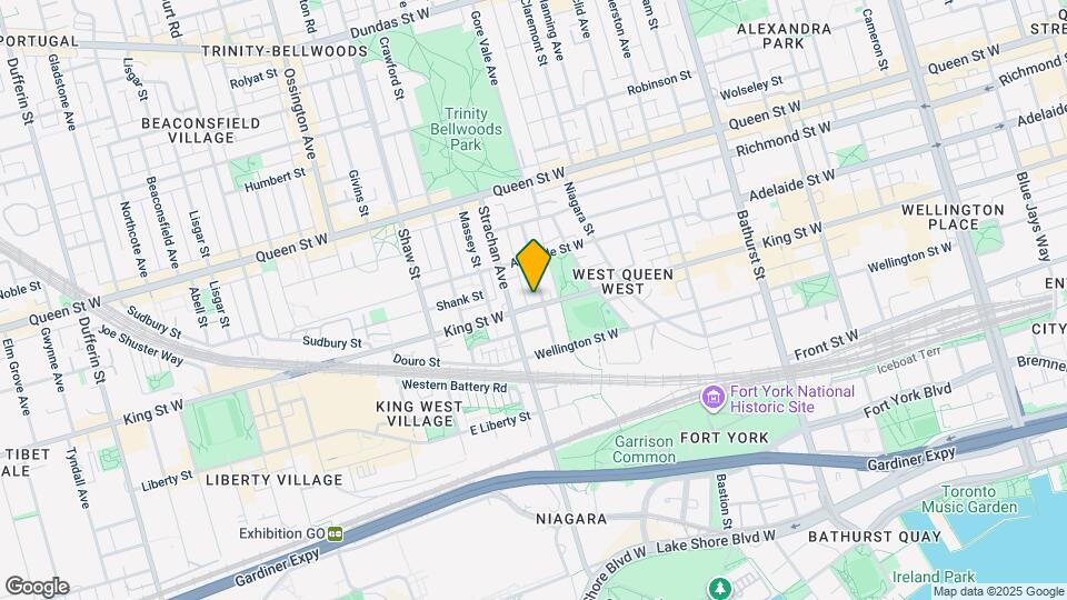 926 King St W Map and Location Details